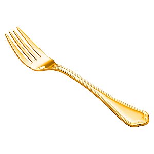 (DZ) GARFO P/PEIXE PVD DOURADO ZURICH