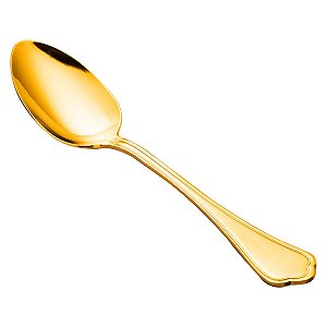 (UN) COLHER P/ARROZ PVD DOURADO
