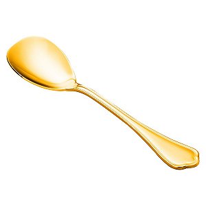 (UN) COLHER P/SALADA PVD DOURADO