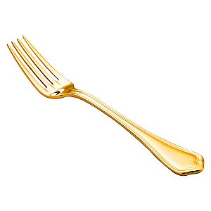 (DZ) GARFO P/SOBREMESA PVD DOURADO ZURICH