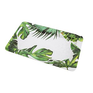 BANDEJA DE MELAMINA RETANGULAR LEAVES 35X21X2,5cm