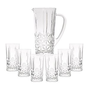 CJ JARRA 1L E 6 COPOS DE VIDRO 290ML STELLA