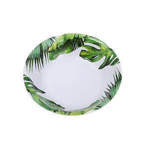 SALADEIRA DE MELAMINA LEAVES 35X7cm