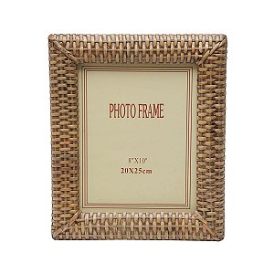 PORTA RETRATO DE RATTAN 20 X 25CM