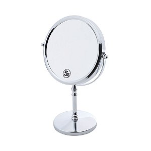 ESPELHO DUPLO P/ BANHEIRO 23,8X14X35,2 DE FERRO CROMADO