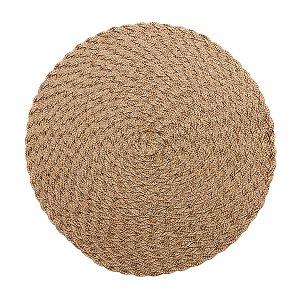 LUGAR AMERICANO DE PLÁSTICO LEAF MARROM 38CM