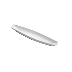 CJ 2PC PETISQUEIRAS DE PORCELANA BOAT 25,5X4,6X2,5cm