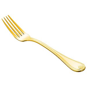 (DZ) GARFO P/MESA PVD DOURADO CHRIS