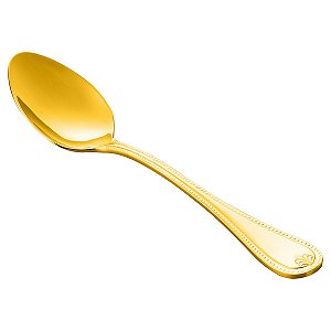 (DZ) COLHER P/MESA PVD DOURADO CHRIS