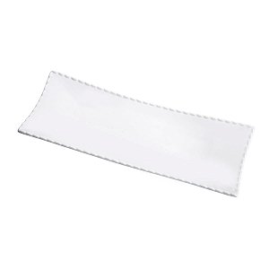 TRAVESSA DE PORCELANA RETANGULAR 34X12,5cm