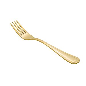 (DZ) GARFO P/SOBREMESA PVD DOURADO CROISÉ