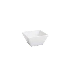 CJ 4PC PETISQUEIRAS DE PORCELANA CLEAN 7,2X7,2X4cm