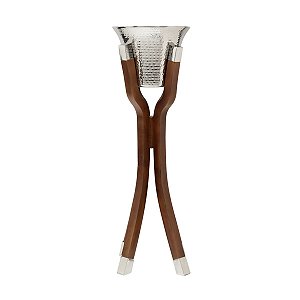 BALDE TERMICO P/ VINHO DE AÇO INOX ESTANDE MADEIRA BAMBERG