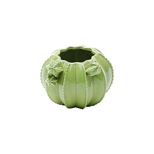 VASO DE CERÂMICA CACTOS VERDE 15,5X12,5CM