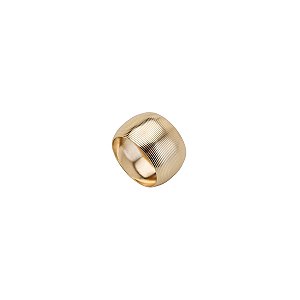 CJ 4 ANÉIS P/GUARDANAPO DE AÇO CIRCLE DOURADO 4,5cm
