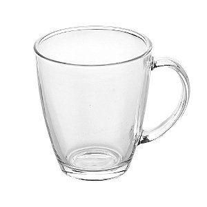 CJ 6 CANECAS DE VIDRO PISA 370ml