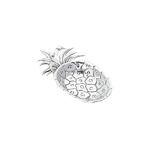BANDEJA DE ZAMAC SILVER PLATED PINEAPPLE 16,5x10cm