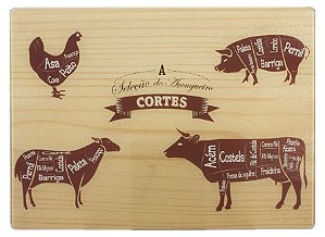 TABUA DE VIDRO 30X40CM CORTES