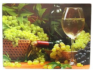 TABUA PARA CORTE DE VIDRO UVAS 30X40CM