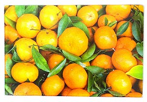 TABUA DE VIDRO 30X40CM LARANJA