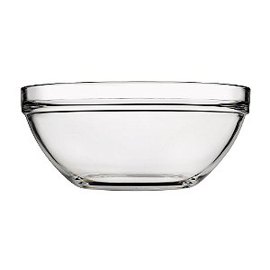 SALADEIRA CHEFS EM VIDRO TEMPERADO D23XA10CM