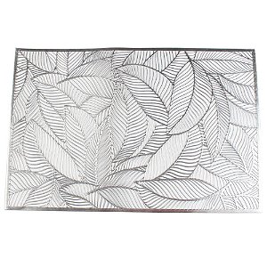 LUGAR AMERICANO EM PLASTICO L45XP30CM COR PRATA