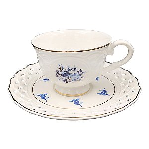 JOGO 12 PECAS MON AMOUR PARA CAFE EM NEW BONE CHINA 80ML