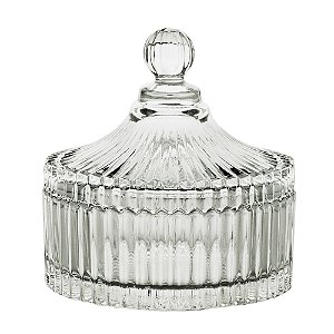 POTICHE DE CRISTAL CAROUSEL 15,3x15,5cm