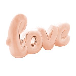 LETRAS DECORATIVAS CERÂMICA LOVE HAND WRITING 12,5x1,5x8cm