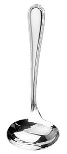 CONCHA PARA MOLHO PEARL EM ACO INOX COM CAIXA