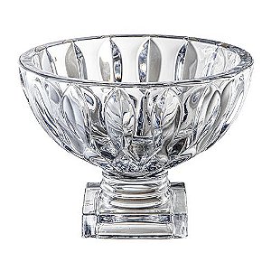 CENTRO DE MESA OCEAN EM CRISTAL D25XA11,5CM