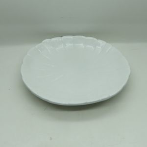 FOLHA DECORATIVA CERÂMICA BANANA LEAF BRANCO 19,5x19,5x3cm