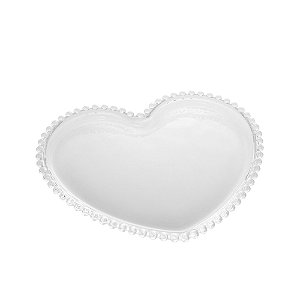 PRATO CRISTAL CORAÇÃO PEARL 20x17x2cm