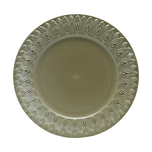 SOUSPLAT DE PLÁSTICO PÉTALAS MARROM 36cm