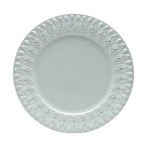 SOUSPLAT DE PLÁSTICO PÉTALAS CINZA 36cm