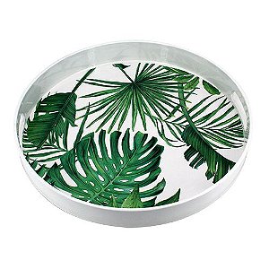 BANDEJA FOLHAGEM EM PLASTICO D33CM