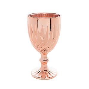 CJ 6 TAÇAS VIDRO P/ÁGUA GREEK ROSE 345ml