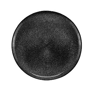 PRATO RASO CRISTAL DOTS PRETO 28cm