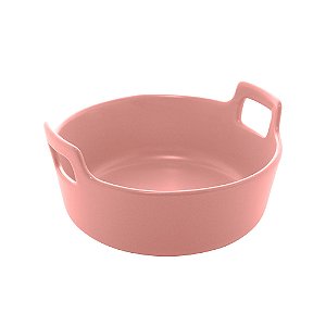 MINI TRAVESSA PORCELANA NÓRDICA ROSA MATT 16x8cm