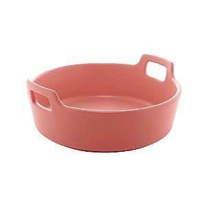 TRAVESSA PORCELANA NÓRDICA ROSA MATT 22x9cm