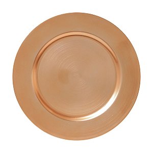 SOUSPLAT DE PLÁSTICO OPALA DOURADO 33cm