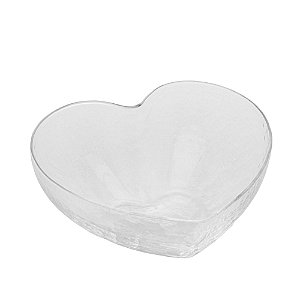 BOWL VIDRO HEART 15x14x6cm