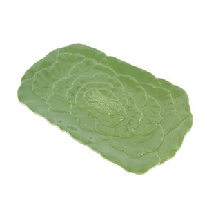 TRAVESSA PORCELANA ROSY VERDE 36x23x3cm