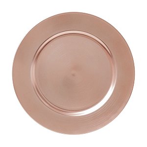 SOUSPLAT DE PLÁSTICO OPALA COBRE 33cm