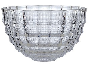CENTRO DE MESA SQUARE EM CRISTAL ECOLOGICO D22XA14CM TRANSPARENTE
