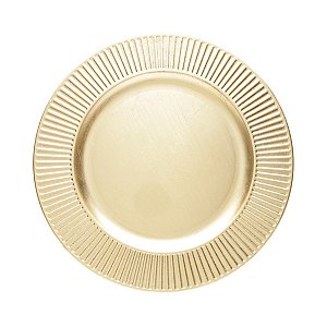 SOUSPLAT DE PLÁSTICO PRIMER DOURADO 33cm