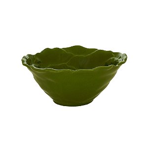 BOWL PORCELANA ROSY VERDE 14x6cm