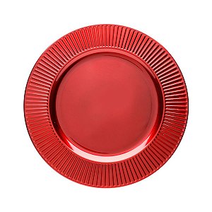 SOUSPLAT DE PLÁSTICO PRIMER VERMELHO 33cm