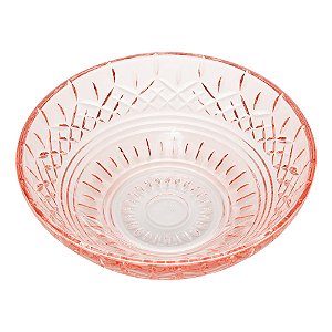 CENTRO DE MESA CRISTAL LYS ROSA 30x10cm