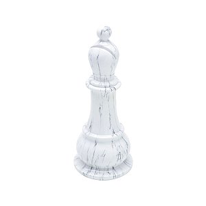 BISPO DECORATIVO DE POLIRESINA MARFIM 9,5x24cm